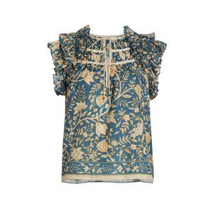 Ulla Johnson Asmara Ruffle Top Lanai 4